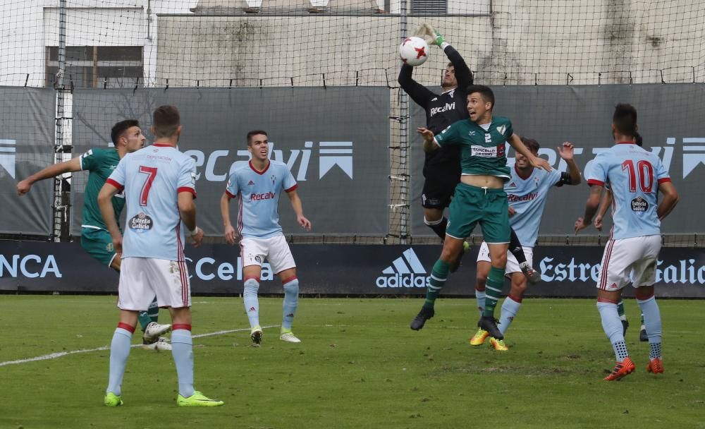 Celta B y coruxo firman tablas en Barreiro que permiten a ambos conjuntos frenar su mala racha.