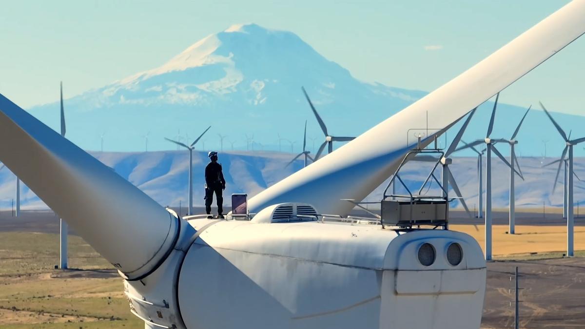 Instalación eólica Iberdrola