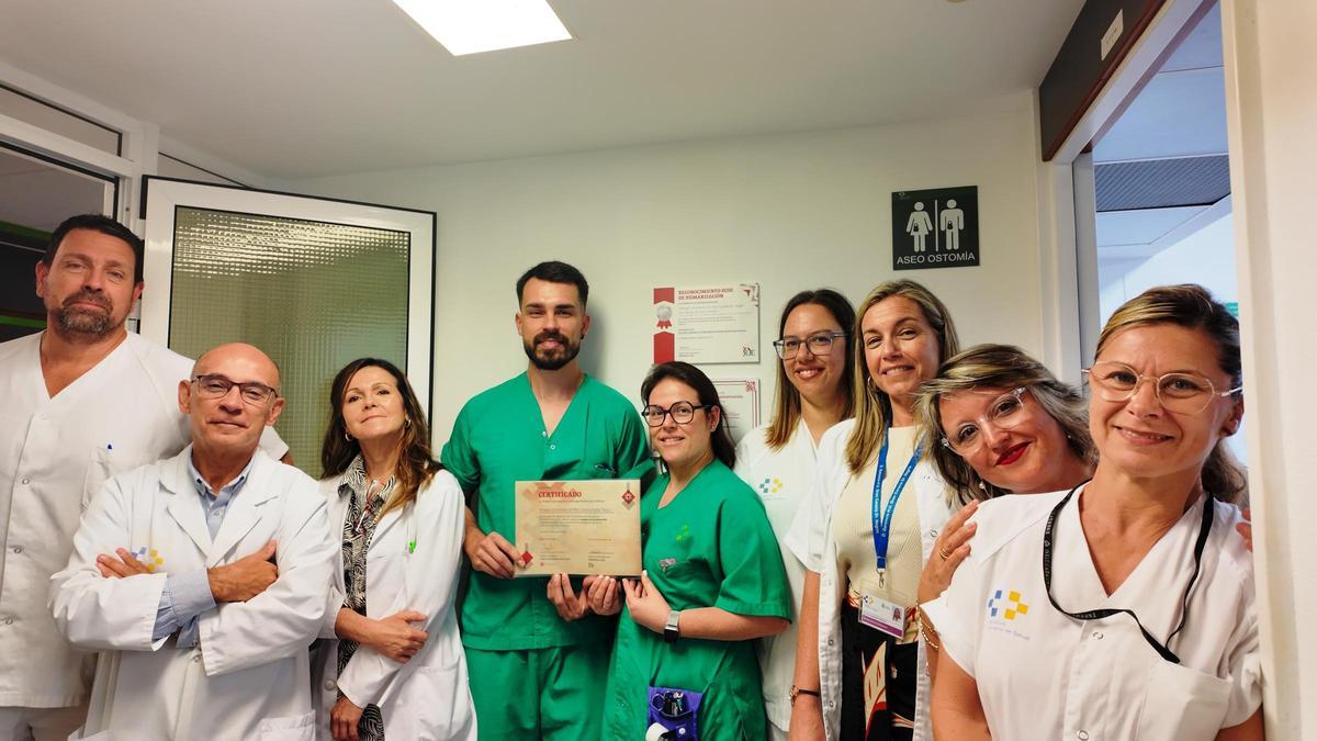 La consulta de ostomías del Hospital Doctor Negrín obtiene el patrocinio nacional para la certificación en humanización HU-CI AENOR
