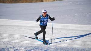 Pol Makuri, durante la Copa España RFEDI, en Beret