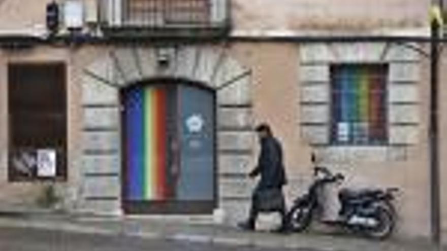 El local del carrer Nou del Teatre, que el col·lectiu abandonarà en breu.