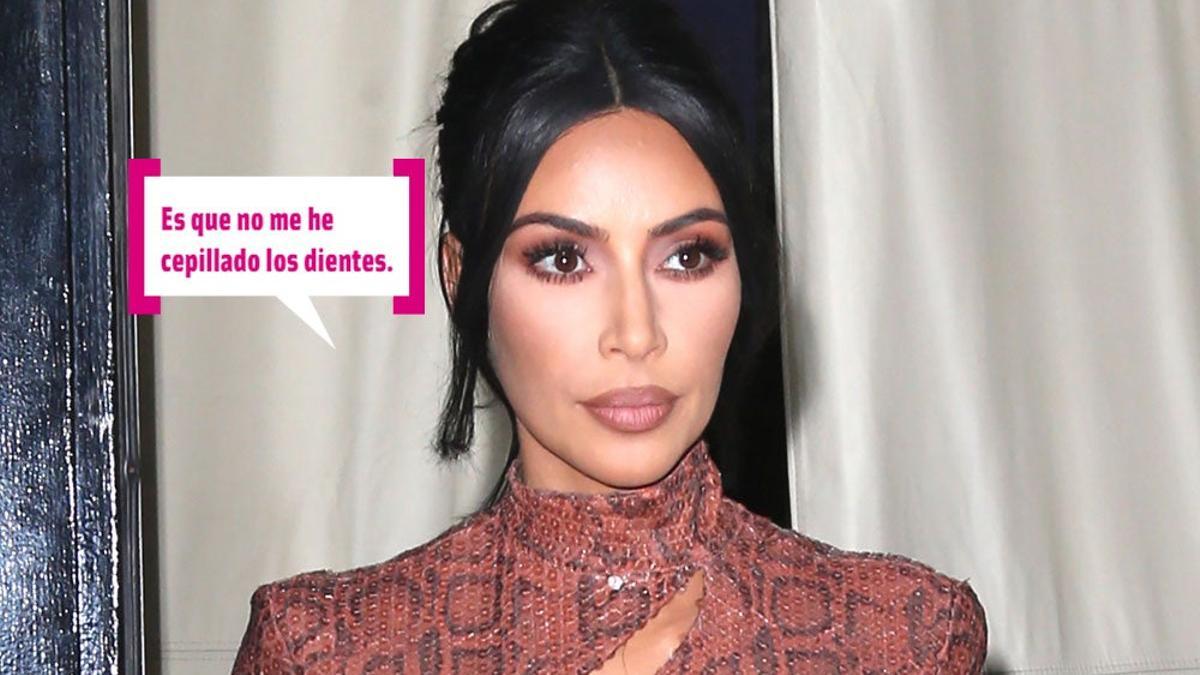 El nuevo truco de belleza de Kim Kardashian: se ahorra las sonrisas