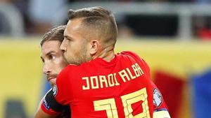 Jordi Alba es uno de los pocos culés de la selección