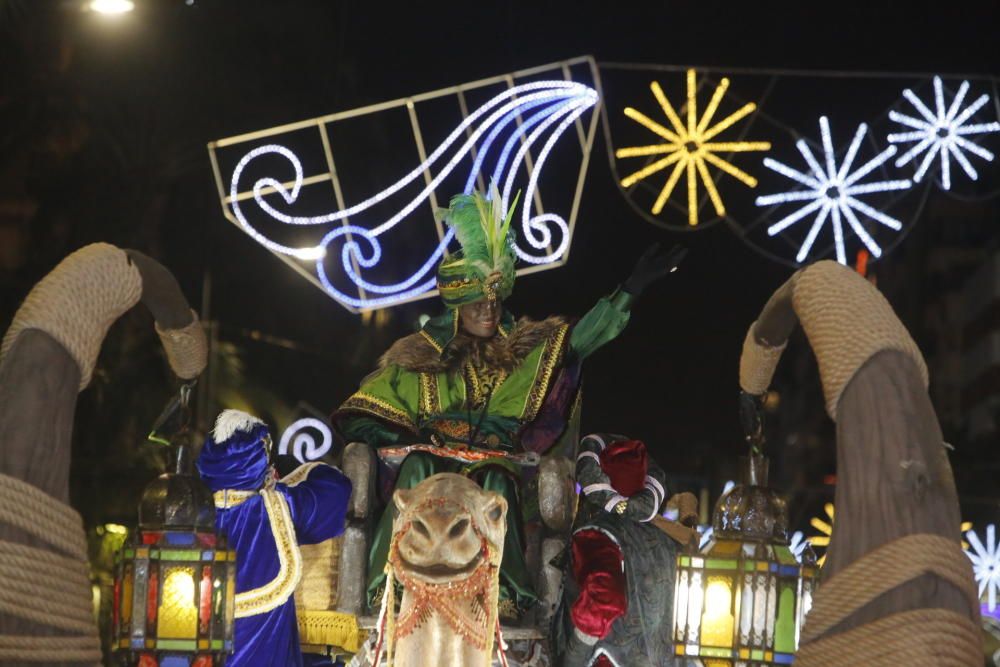 Cabalgata de los Reyes Magos en Alicante.