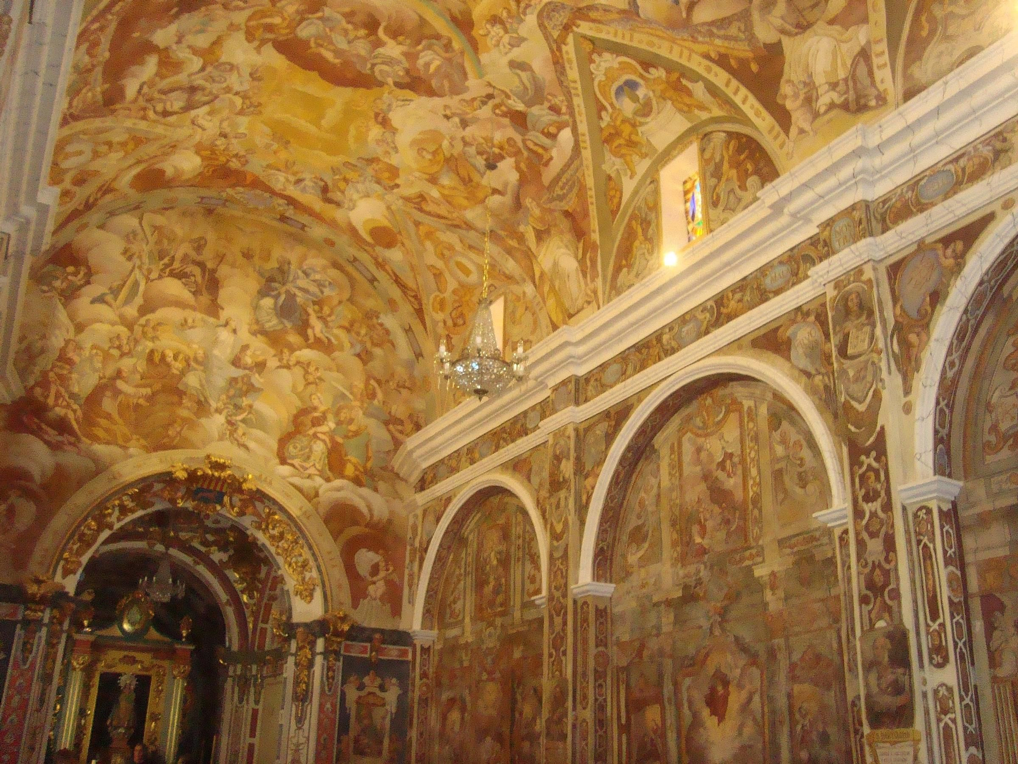Bóvedas pintadas de la Ermita de la Virgen de l'Avellá