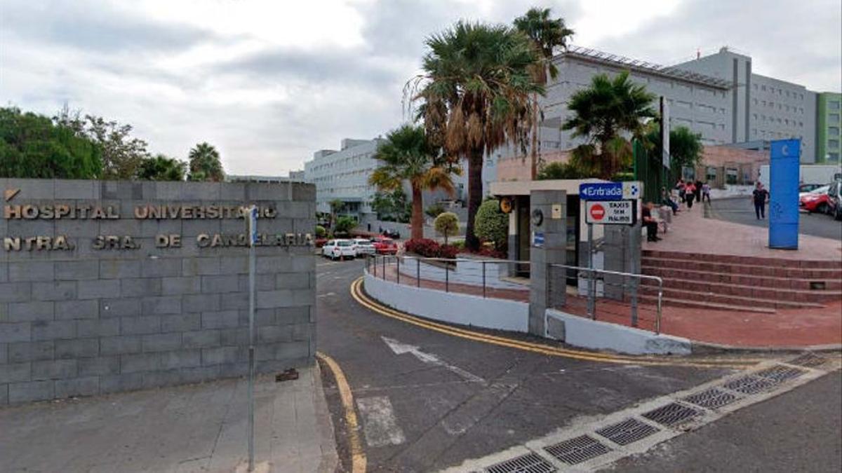 Hospital Universitario de Nuestra Señora de La Candelaria, donde estaba el pequeño que ha fallecido por Covid-19.