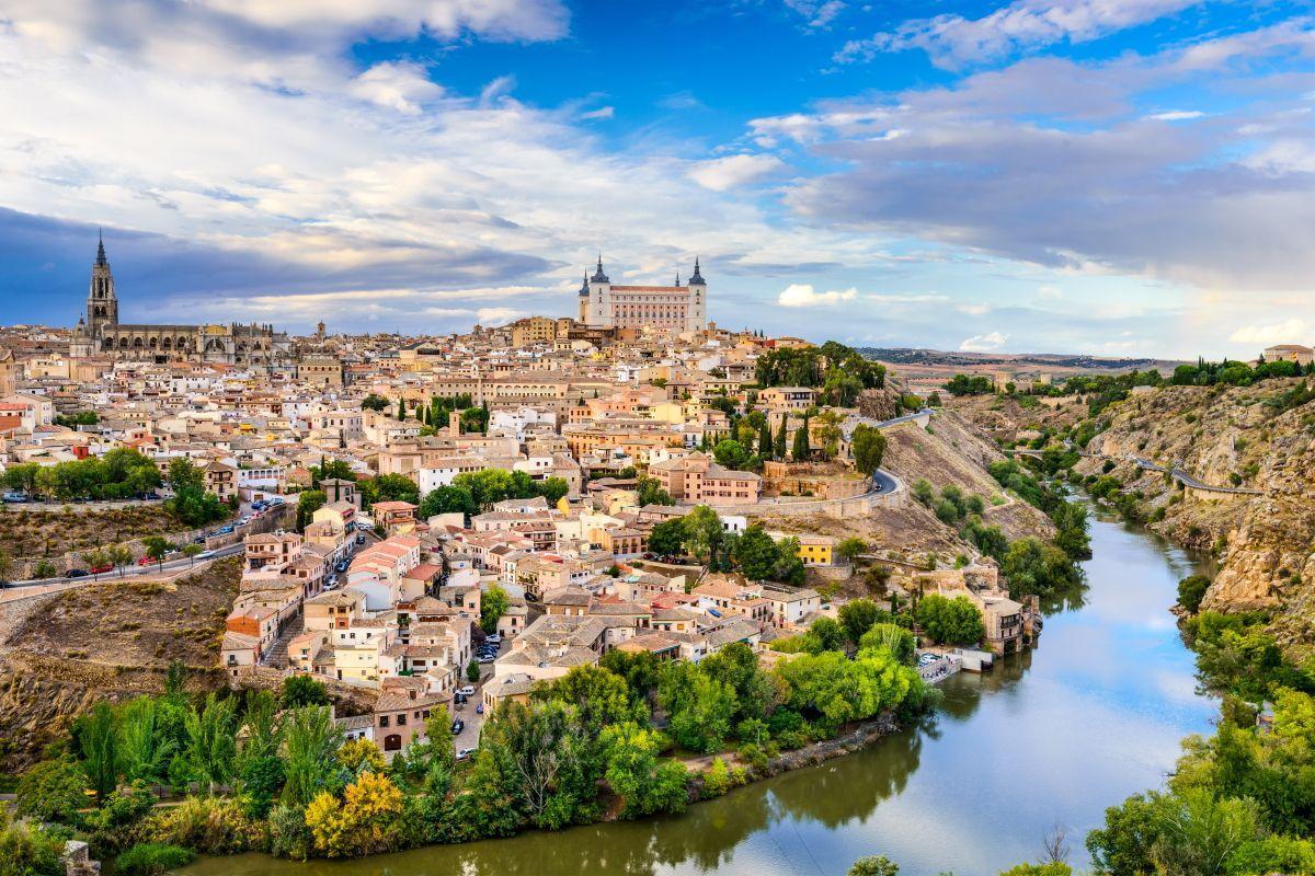 Vista aérea de Toledo.