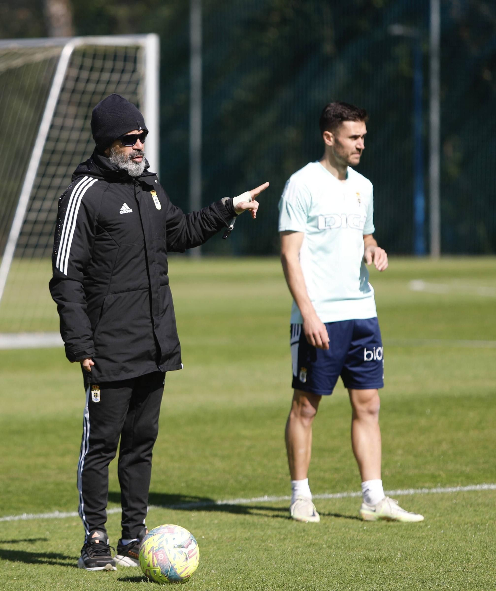 EN IMÁGENES: el entrenamiento del Oviedo