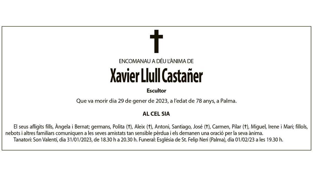 Xavier Llull Castañer