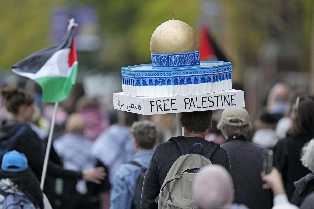 Protestas propalestina y proisraelí en Malmö ante la participación de ...