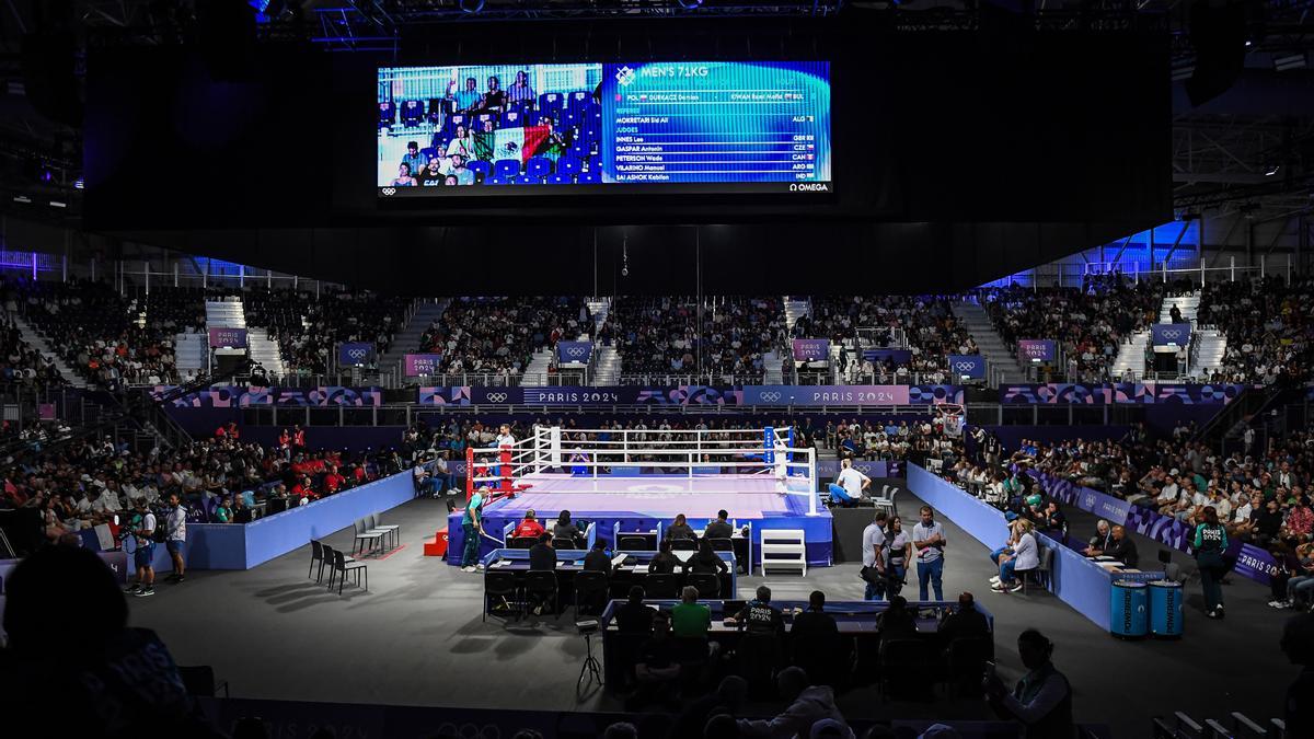 Vista general de la sede del boxeo en Paris 2024.