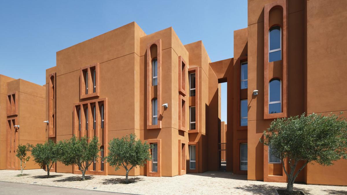 La fachada de la Universidad Mohammed VI-2.