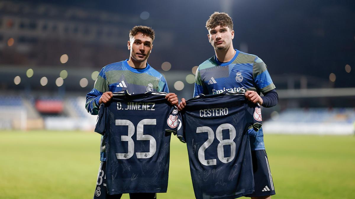 David Jiménez y Jorge Cestero, en su debu en Copa del Rey contra el Talavera.