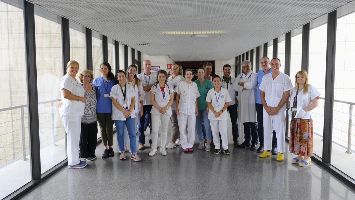 Equipo de atención a domicilio del Hospital Universitario Insular de Gran Canaria.