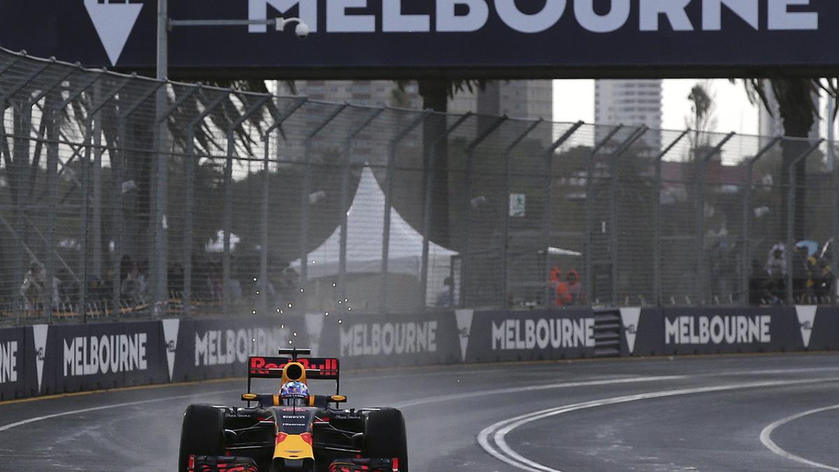 Daniel Ricciardo en el Gran Premio de Fórmula 1 de Australia 2016