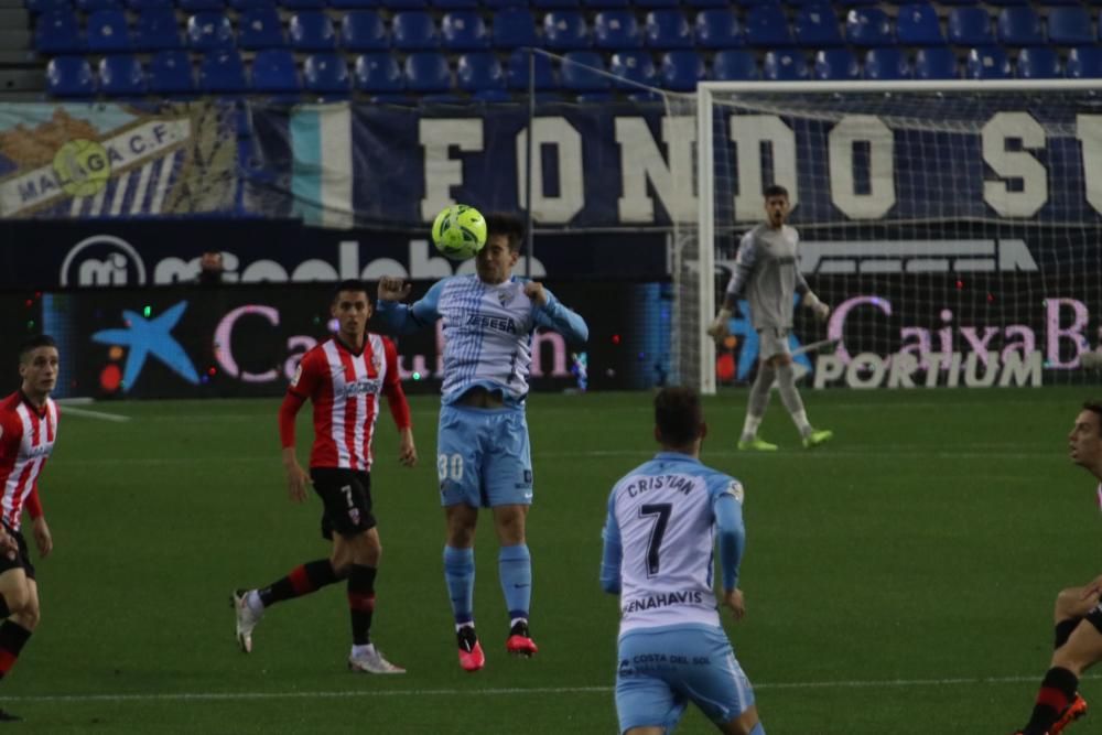 Partido de la Liga SmartBank: Málaga CF - Logroñés.