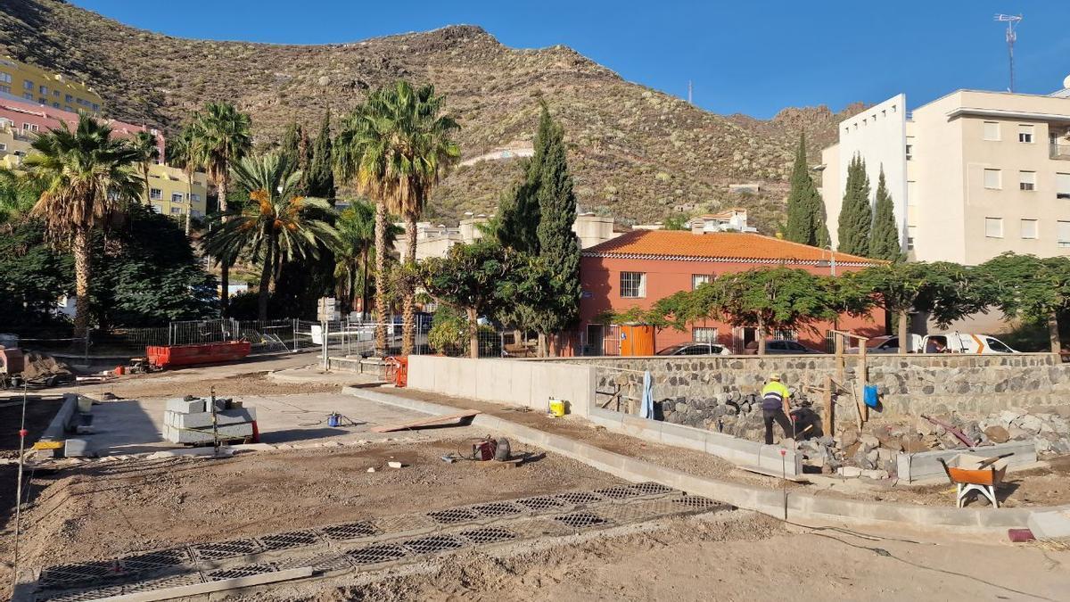 Estado del puente auxiliar que se habilita junto al consultorio médico.