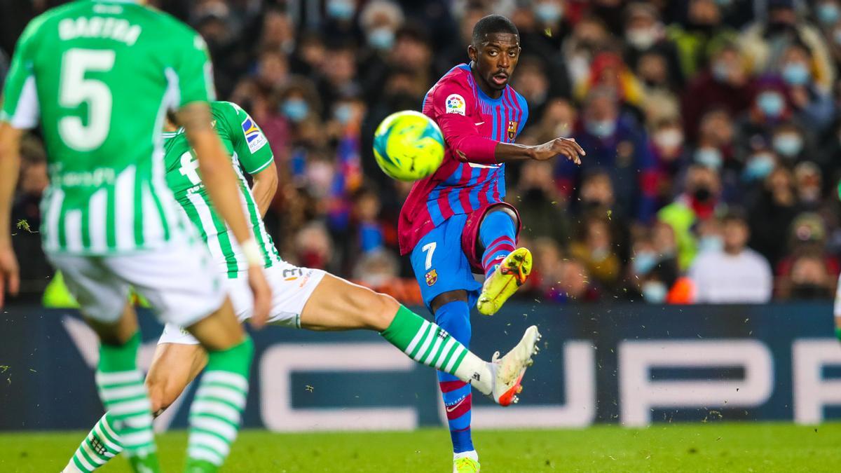 Dembélé en el Barça - Betis