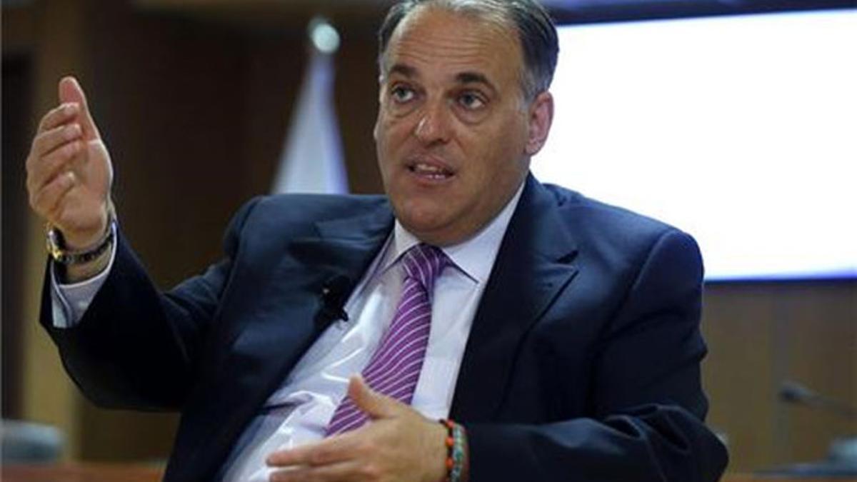 Javier Tebas, presidente de la Federación de Fútbol