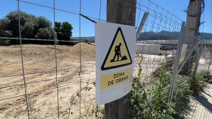 Estado de las obras del IES Domingo Villar, en Navia