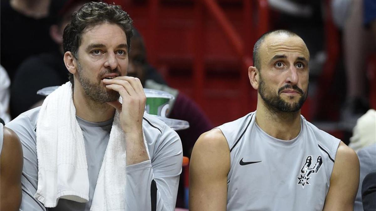 Ginóbili y Pau Gasol, dos instituciones