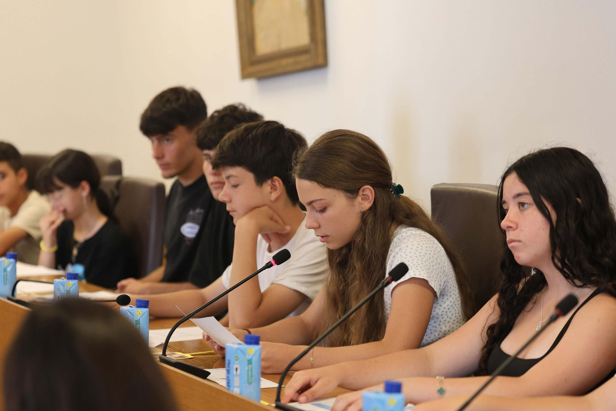 Pleno infantil en el Ayuntamiento de Santa Eulària