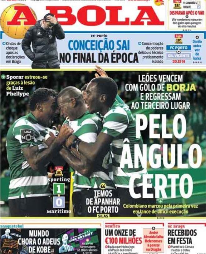 Las portadas del día en la prensa deportiva