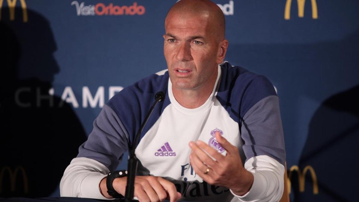 Zidane da explicaciones en rueda de prensa tras la derrota ante el PSG