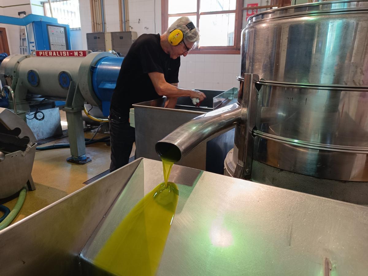 La 'tafona' de la Cooperativa de Sóller.