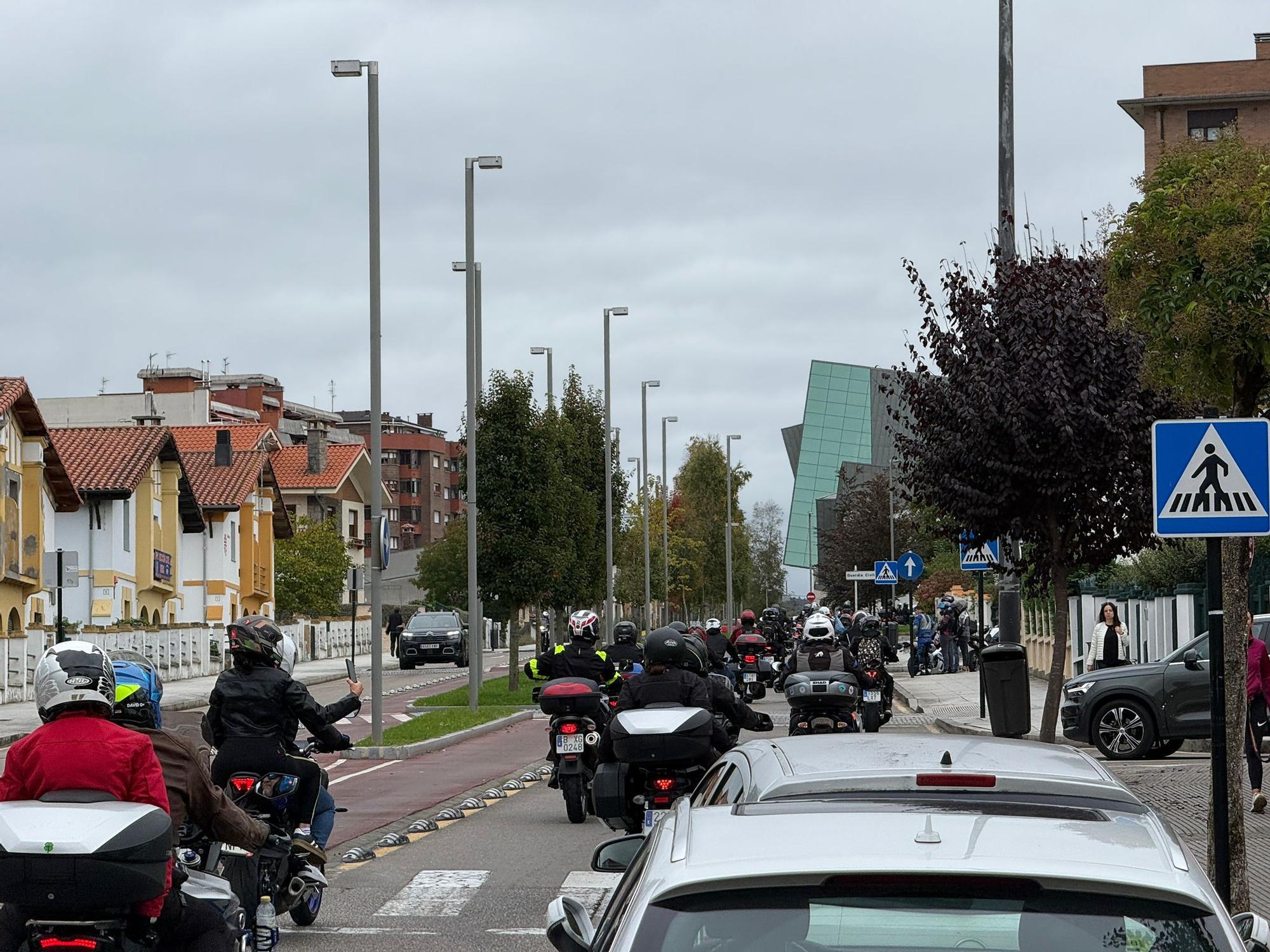 Así fue la primera salida del Motoencuentro Solidario en Siero