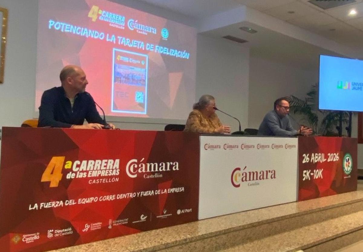 Presentación de la 4ª Carrera de las Empresas Cámara de Comercio de Castellón.