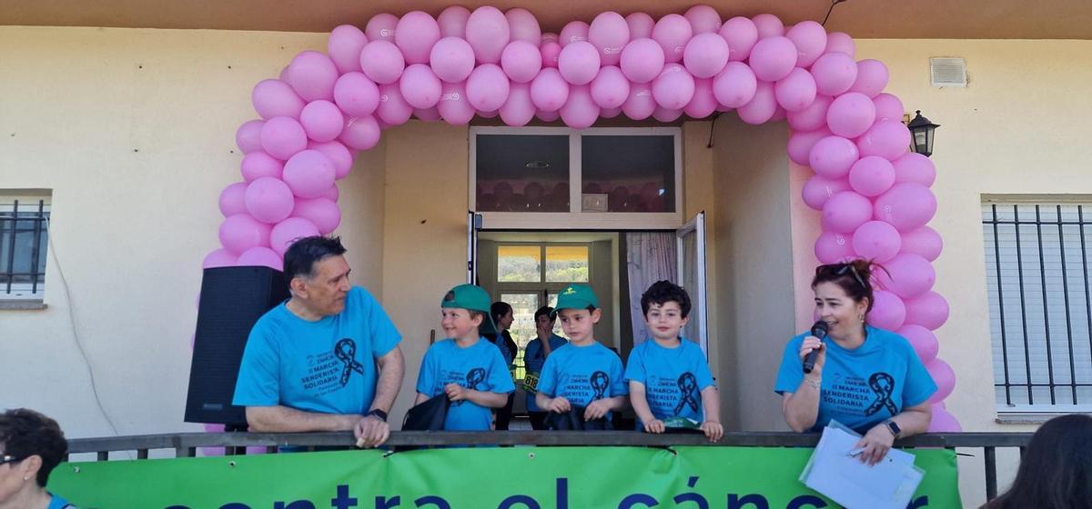 Recorrido de la marcha senderista en Palazuelo.