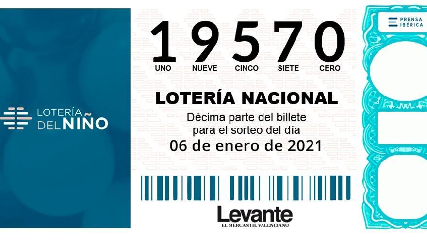 Primer Premio de la Lotería del Niño