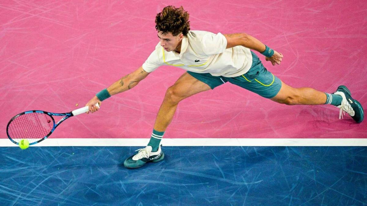 Arthur Cazaux, una de las mayores promesas del tenis francés