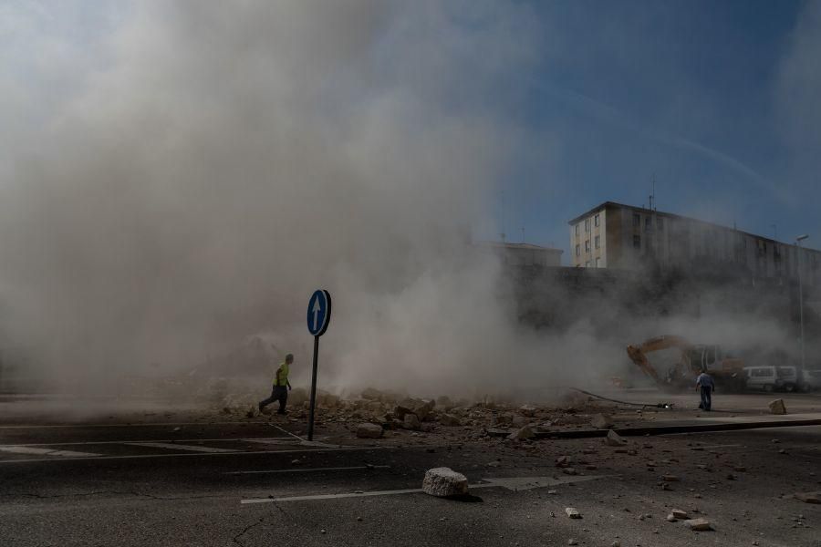 Derribo para liberar la muralla en Zamora