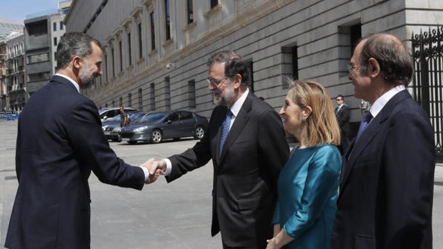 Los Reyes presiden el acto de conmemoración del 40 aniversario de las primeras elecciones democráticas