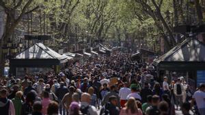 La Rambla de Barcelona.