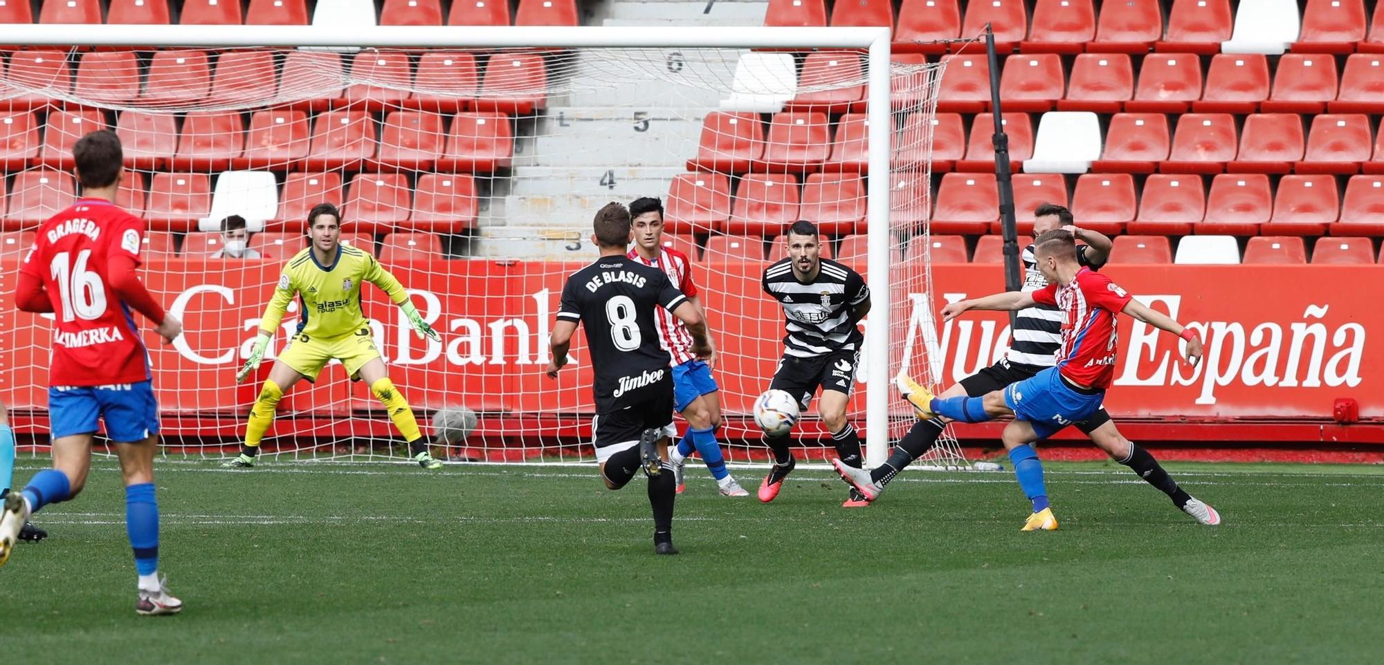 Sporting - Cartagena, en imágenes