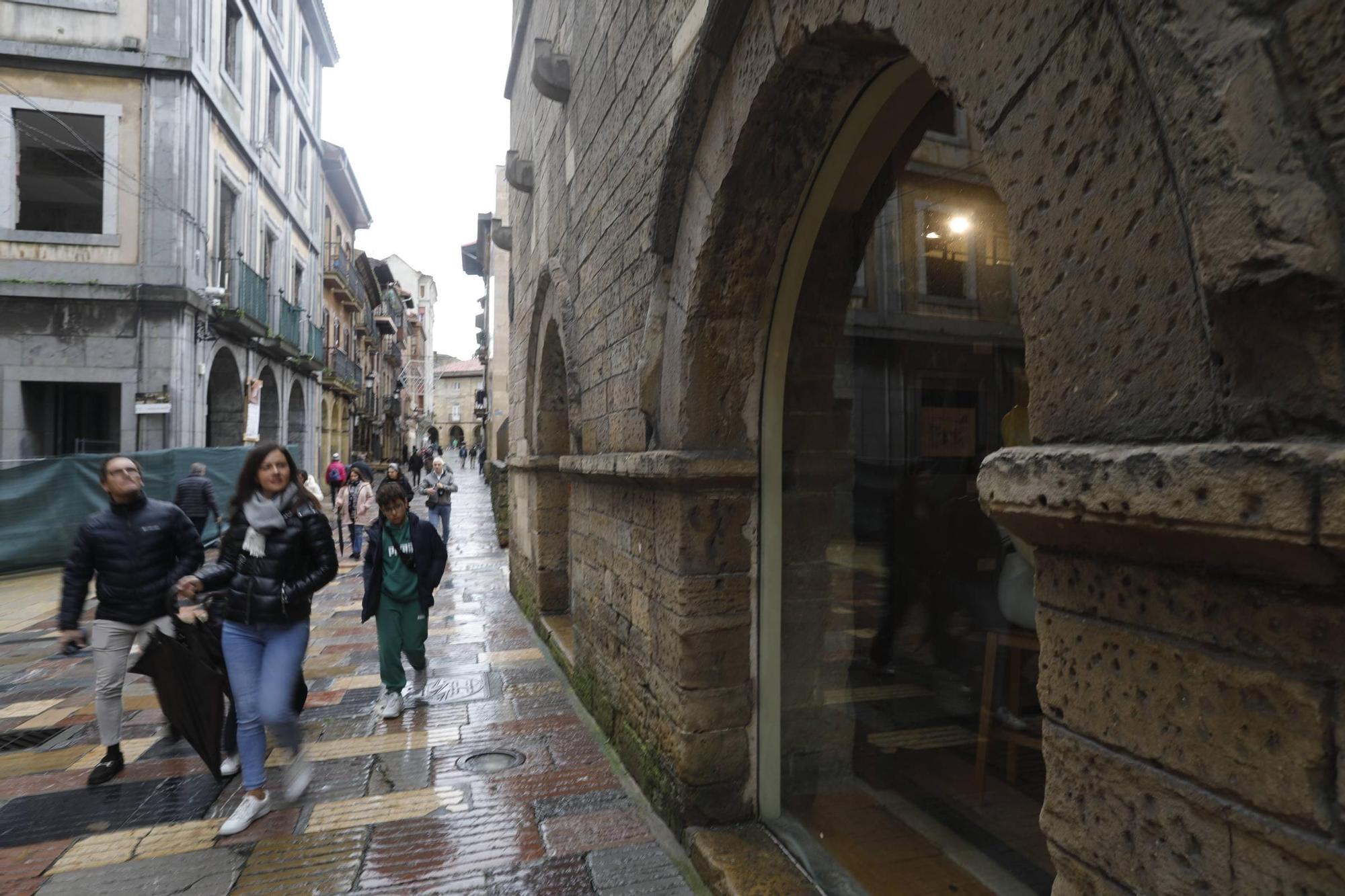 Turistas en Asturias durante el puente de la Constitución