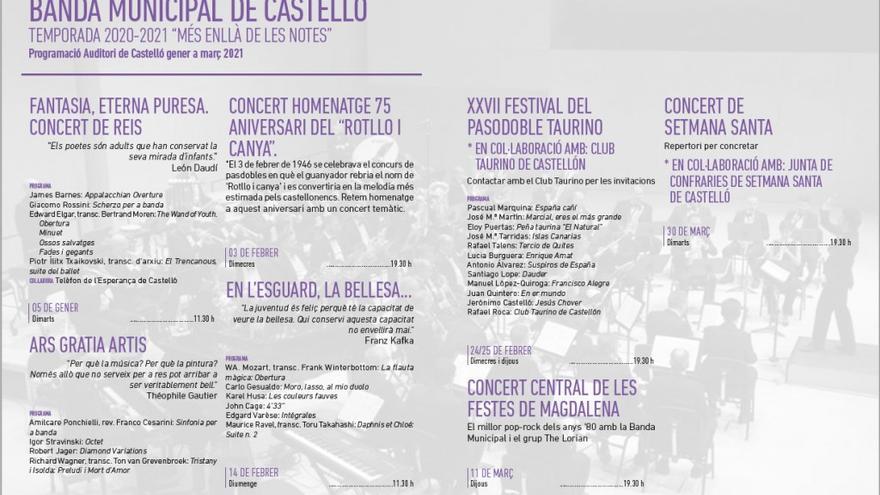 Banda municipal de Castellón: Concierto de semana santa