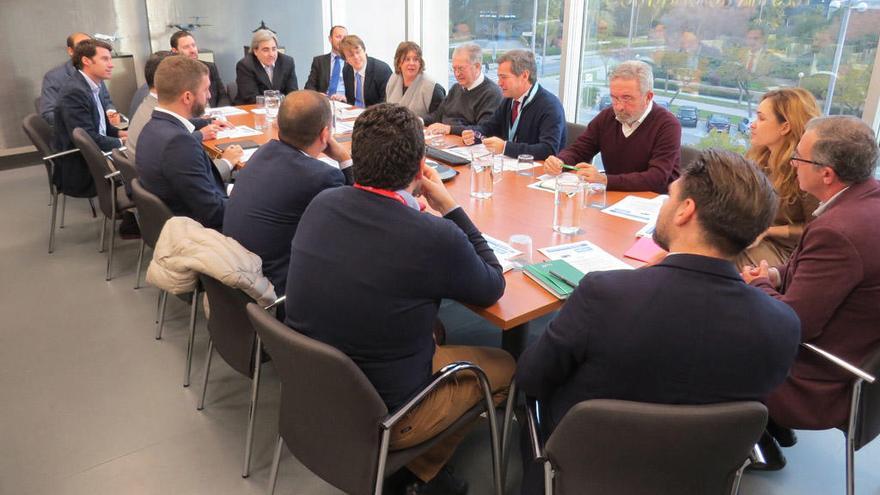 La reunión del clúster celebrada en el PTA.