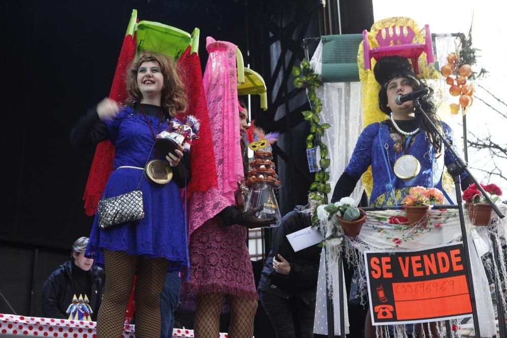 Entrega de premios del Antroxu de Gijón