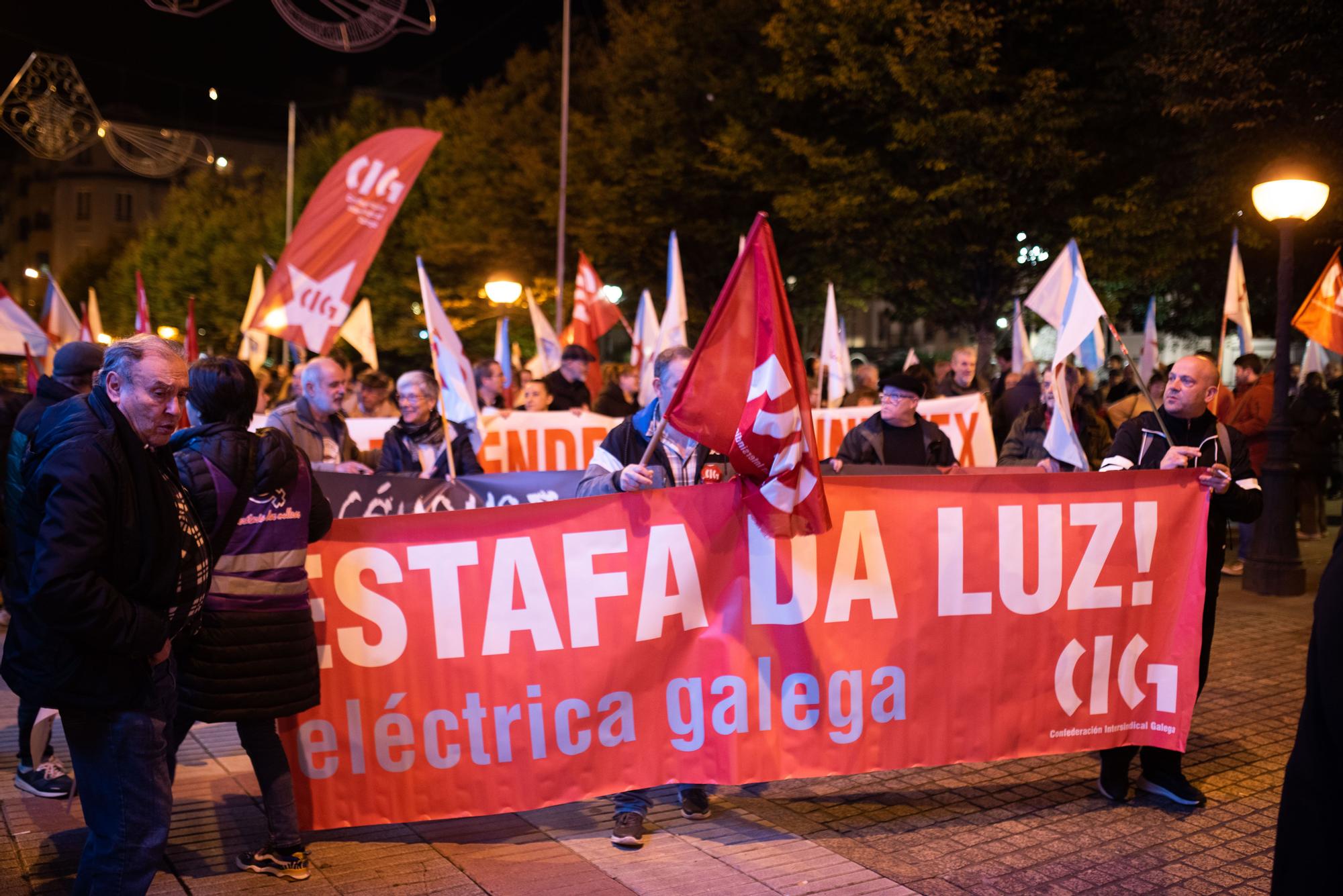 Protesta en A Coruña contra el aumento de la pobreza