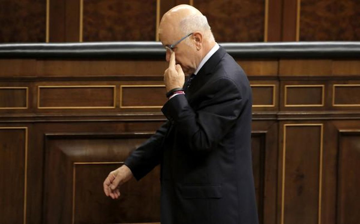 Duran Lleida, durant el ple anticorrupció celebrat aquest dijous al Congrés.