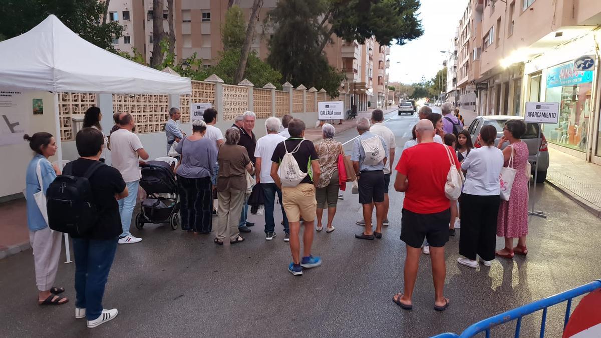 Experiencia en la calle Cervantes.