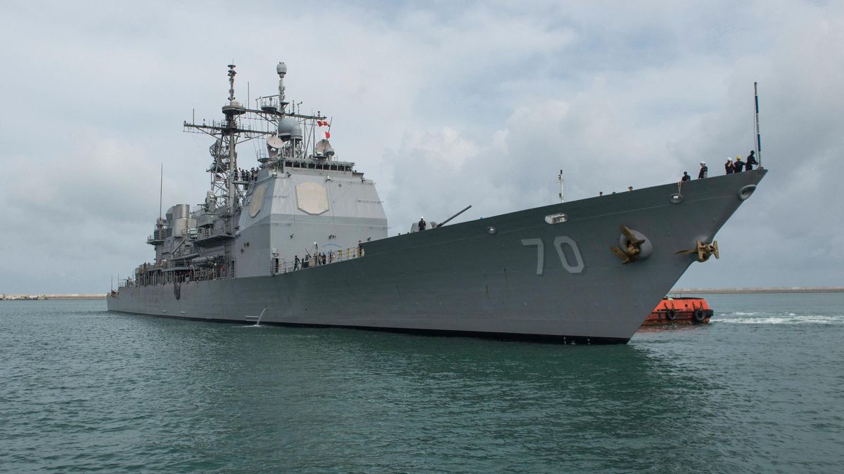 Estados Unidos suma el buque lanzamisiles 'USS Lake Erie' al despliegue frente a Venezuela