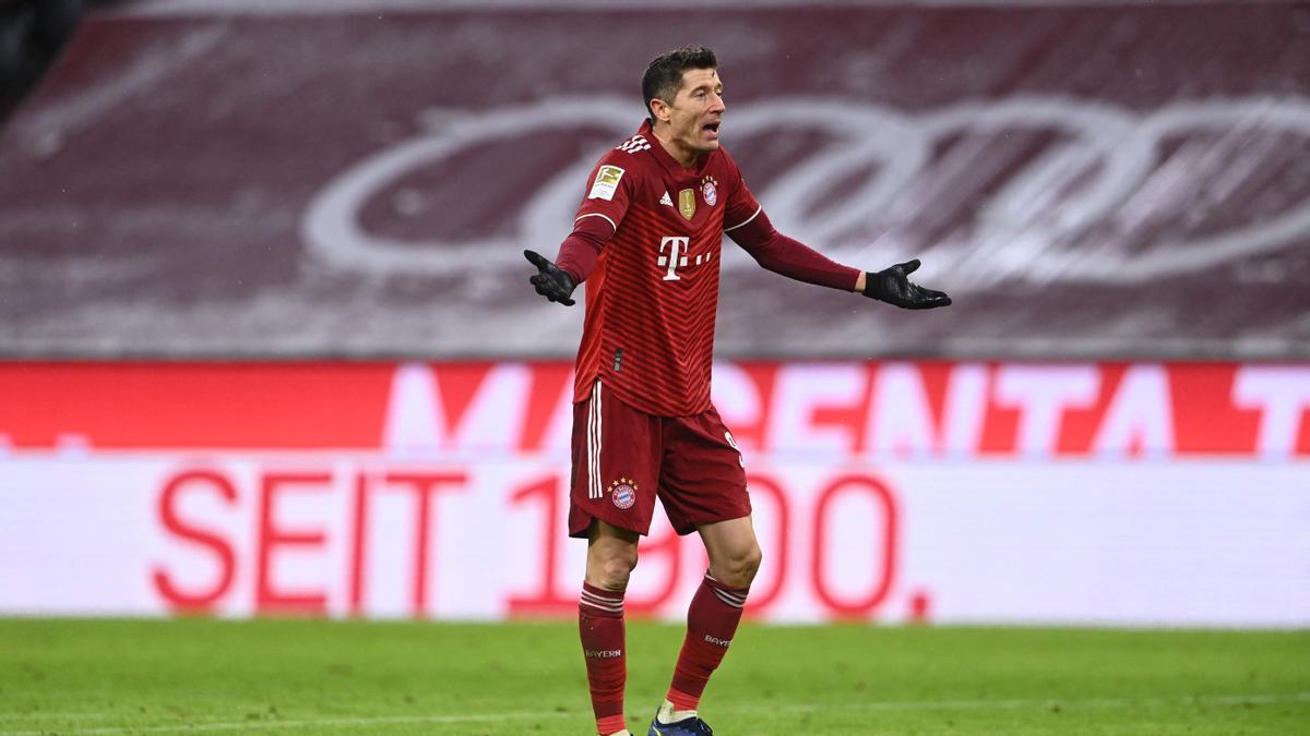Robert Lewandowski podría estar jugando su último año en el Bayern | AFP