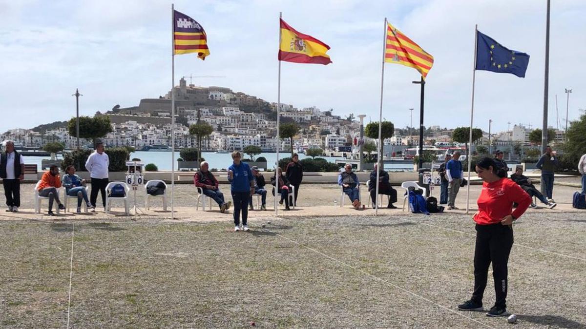 Una imagen del Campeonato de Balears femenino en Ibiza.