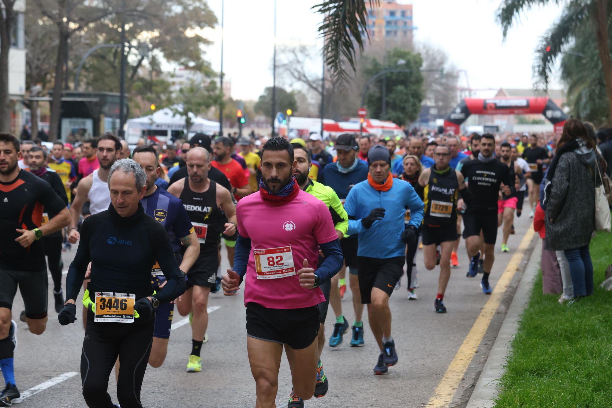 Carrera Never Stop Running del  Circuito Carreras de Valencia