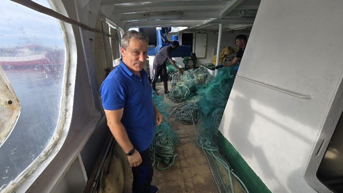 El interior del barco Día de Reyes, el más grande de la flota meca.